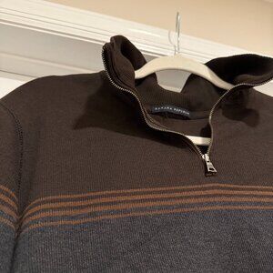 Banana Republic Two Tone Medium Quarter Zip